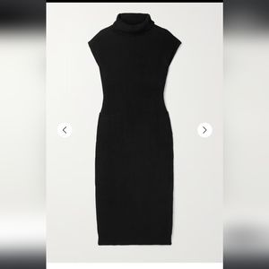 Black turtleneck dress